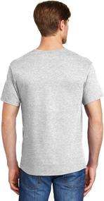 img 2 attached to 👕 Hanes Men's Essentials Short Sleeve T-shirt Value Pack (4-pack): Comfortable and Affordable Wardrobe Staple