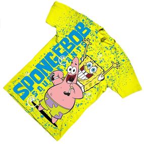 img 2 attached to SpongeBob SquarePants Boys Shirt Spongebob Boys' Clothing