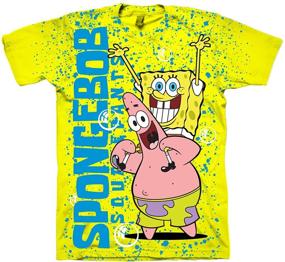 img 4 attached to SpongeBob SquarePants Boys Shirt Spongebob Boys' Clothing