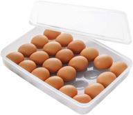 🥚 coolfunlife egg holder with lid - stackable organizer for fridge - keep eggs fresh, protected, and organized - stores 24 eggs (pack of 1) логотип