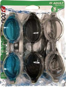 img 3 attached to Dolfino Adult Goggles Smoke Clear