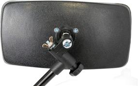 img 3 attached to 🚤 Enhance Your Water Skiing Visibility with Attwood 13066-7 Universal Adjustable Clamp-On Boat Mirror in Black