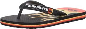 img 4 attached to 👣 Quiksilver Юность Молокай Панель 3-точечный сандали - Унисекс ребенок