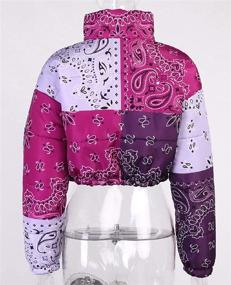 img 1 attached to CHARTOU Womens Paisley Quilted Alternative