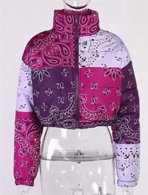 img 3 attached to CHARTOU Womens Paisley Quilted Alternative