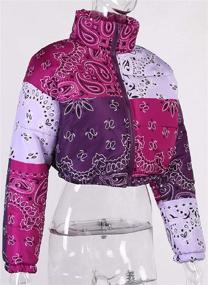 img 2 attached to CHARTOU Womens Paisley Quilted Alternative