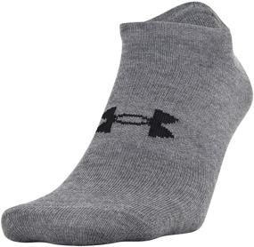 img 3 attached to Get Maximum Comfort with Under Armour Essential Socks - 6 Pairs