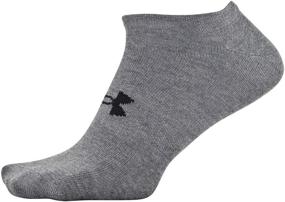 img 2 attached to Get Maximum Comfort with Under Armour Essential Socks - 6 Pairs