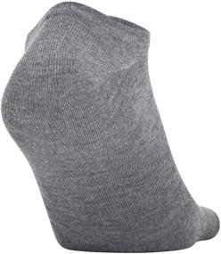 img 1 attached to Get Maximum Comfort with Under Armour Essential Socks - 6 Pairs