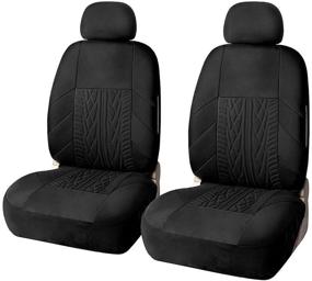 img 4 attached to AUTO HIGH Car Seat Covers For Front Seats Only