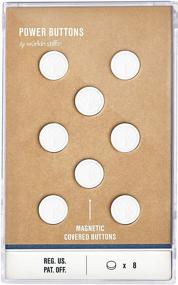 img 3 attached to 💪 Stylish and Durable: Plastic Covered Magnetic Buttons by Stiffs