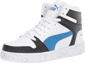 img 4 attached to Кроссовки PUMA Whirlwind V (малыш/маленький ребенок) Джинса Risk Red White Gray - Размер 12M US