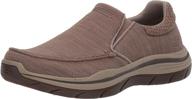 skechers expected 2.0 andro canvas loafer: superior style and comfort combined logo