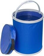 🔄 compact folding bucket for camping, fishing & car wash – durable pop up, 13l/3.4gallons, waterproof cloth, portable & multifunctional logo