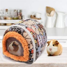 img 3 attached to Convenient Portable Small Animal Hedgehog Carrier Bag with Detachable Strap – Ideal for Traveling with Hamsters, Guinea Pigs, Rats, and Chinchillas