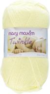 mary maxim twinkle yarn yellow logo