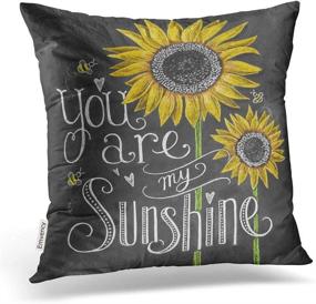 img 4 attached to Decorative Sunshine Sunflowers Painting Pillowcases