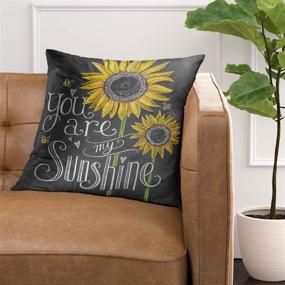 img 3 attached to Decorative Sunshine Sunflowers Painting Pillowcases