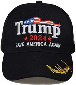 img 3 attached to 🧢 Шапка Дональда Трампа 2024 года - кепки MAGA USA: Поддержка и Сохранение Америки вновь с этой стильной шапкой