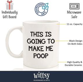 img 3 attached to 🤣 Hilarious Gag Gift Mug: This Is Going To Make Me Po-p - Perfect Christmas Present for Him, Dad, Brother - Funny Christmas Gift for Men - Unique Xmas Gift Idea from Son, Daughter, Wife - Fun Novelty Cup