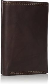 img 3 attached to 👔 Buxton Men's Threefold Wallet Brown: Sleek and Functional Accessory for the Modern Gentleman