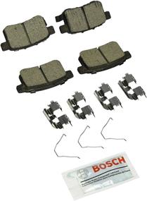 img 1 attached to Bosch BC1451 QuietCast Premium Ceramic Rear Disc Brake Pad Set for Acura TSX and Honda Accord