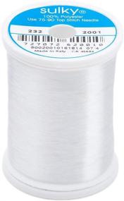 img 1 attached to Sulky 232S-2001 Premium Invisible Thread for Sewing: 2200-Yard Clear Spool