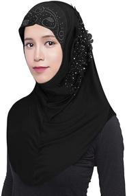 img 3 attached to 🧕 Womens Soft One Piece Hijab: Stylish, Comfortable and Versatile Muslim Head Scarf