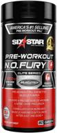 💪 nitric oxide fury pre-workout supplement - six star nitric oxide, pre workout pills for men & women, sports nutrition pre-workout products, nitric oxide pre workout pills, 60 count logo