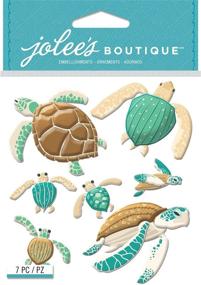 img 1 attached to 🐢 Jolee's Boutique SEA Turtles BQ16 50-21941 - High-Quality, 14.6 x 10.41 x 0.38 cm - Shop Jolly Boutique Now!