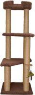 🐱 classy kitty 60.5-inch 3-story cat tree with sky lounger, large size - dimensions: 21x23.5x60.5 logo