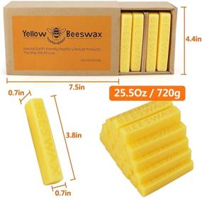 img 2 attached to 🕯️ 24 Pcs Beeswax Bars – Premium Quality Yellow Wax for DIY Candle Making and Furniture Polish, 24oz
