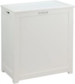 img 4 attached to Oceanstar Storage Laundry Hamper in White: Ideal for Organizing and Storing Laundry