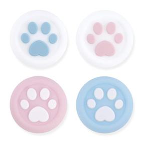 img 4 attached to Enhance Gaming Control with GeekShare Cat Paw Xbox One Thumb Grips - 2 Pair / 4 Pcs