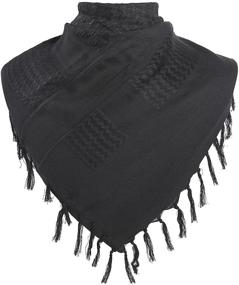 img 4 attached to 🧣 Breathable Headscarf: Stylish Keffiyeh Headcover for Men's Accessories