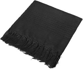 img 2 attached to 🧣 Breathable Headscarf: Stylish Keffiyeh Headcover for Men's Accessories