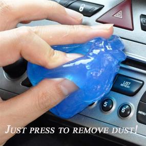 img 3 attached to Advanced Car Cleaning Gel Cleaner Brush Kit: Effective Interior Detailing Putty Glue with Brushes for Dust Removal and Vent Crevice Automotive Cleaning - Achieve Perfect Car Detailing with This High-Quality Car Cleaner