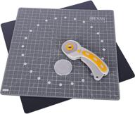 🔪 wa portman rotating cutting mat and rotary cutter set with self healing 13x13 inch mat – essential sewing and quilting supplies kit with 5 extra blades logo