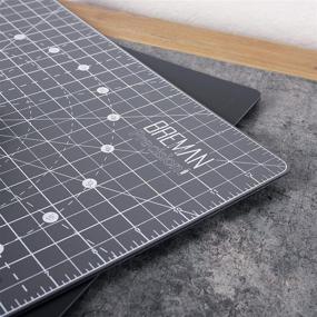 img 3 attached to 🔪 WA Portman Rotating Cutting Mat and Rotary Cutter Set with Self Healing 13x13 Inch Mat – Essential Sewing and Quilting Supplies Kit with 5 Extra Blades