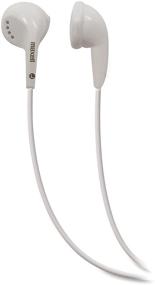 img 1 attached to 🎧 Maxell 190599 Dynamic Sound Wired Lightweight Ear Bud - White (Value) - Optimized for Extended Use