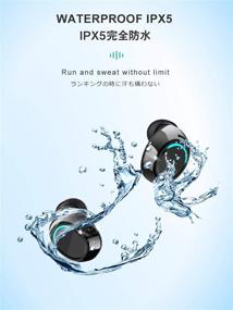 img 1 attached to MEES Blue True Wireless Earbuds Sports, Waterproof IPX4 Bluetooth 5.0 Headphones with Rich Bass, HiFi 3D Stereo in-Ear Earphones w/Mic, 3-4 Hours Playback Time, Noise Cancelling Auto-Pairing Headsets