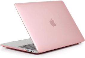 img 2 attached to 👩 TECOOL MacBook Pro 13 Inch Case - Slim Crystal Pink Hard Shell Cover with Keyboard Cover for MacBook Pro 13 Retina with Touch Bar - 2019 2018 2017 2016 Release (Model A2159 A1989 A1706)