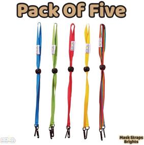 img 3 attached to 🎒 Colorful SchoolMaskPack Mask Lanyard Straps for Better SEO