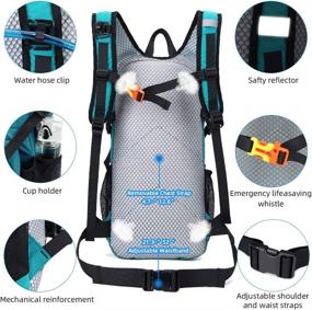 img 2 attached to 🎒 Ultimate Hiking Companion: Lightweight Hydration Backpack with 2L TPU Water Bladder