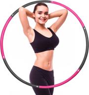 weighted hoola hoops exercise detachable logo