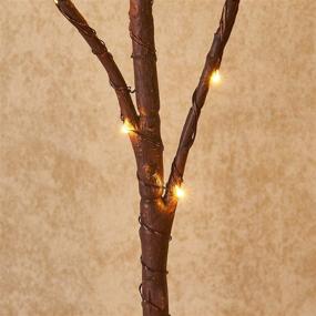 img 1 attached to Hairui Lighted Brown Branch Battery с таймером 32IN 100 LED Fairy Lights