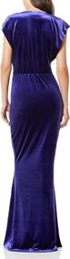 img 1 attached to 👗 Flattering and Elegant: Norma Kamali Women's V Neck Rectangle Gown