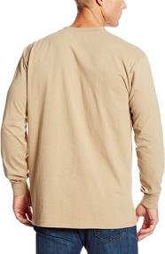 img 1 attached to Dickies Sleeve Heavyweight Henley X Large Men's Clothing in Shirts