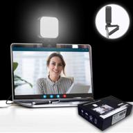 😊 selfila webcam style mount stands video light for laptop/computer with remote working, zoom calls, zoom lighting, video conference lighting kit clip on macbook/imac/ipad/laptop/tablet/monitor for enhanced seo logo