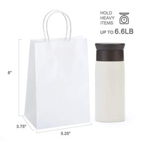 img 2 attached to 🛍️ Enhanced Shopping Business Packaging for Merchandise: 5.25x3.75x8 Dimensions
